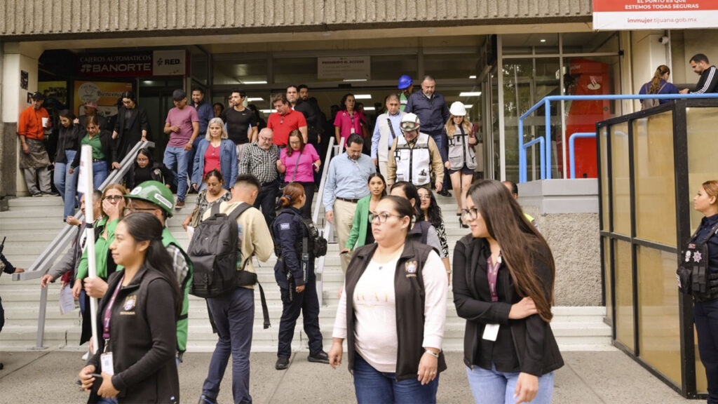 Ayuntamiento de Tijuana registra tiempo récord en simulacro nacional de